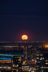 Super moon over Montreal